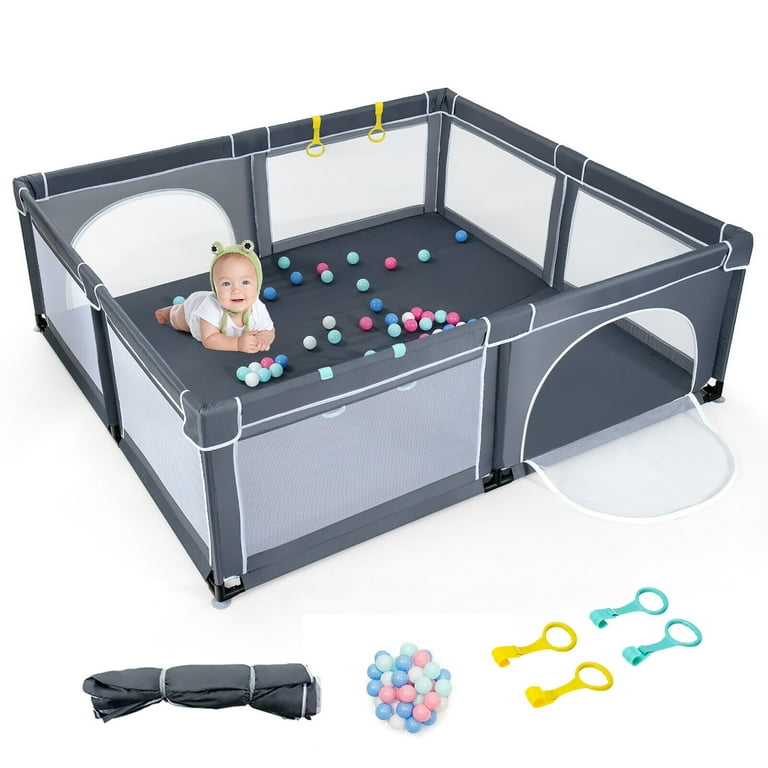 Gymax-Extra-Large-Baby-Playpen-Safety-Baby-Play-Yard-w-50-Ocean-Balls-4-Handles-Dark-Grey_780cf79e-efca-439c-a6d3-3a48370f0df7.39d52951a5c88ebe89e848983699d57b
